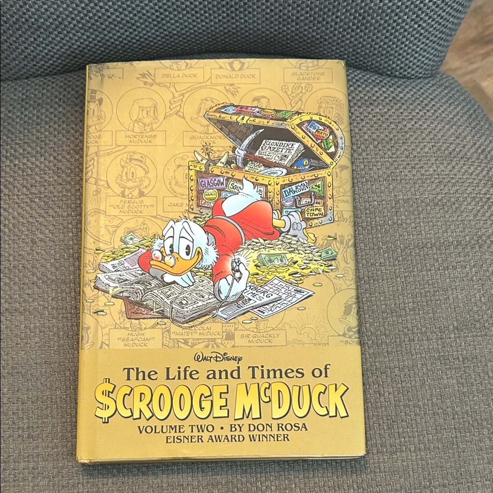 Walt Disney "The Life and Times of Scrooge McDuck" Vol. Two - Yellow Cover